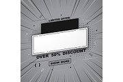 Gray explosion discount sale, a Templates & Theme by LongQuattroArt (Thumbnail 1 of 2)