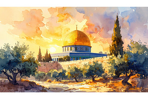Golden dome rising in warm glow of, an Architecture Photo by Igor Tichonow