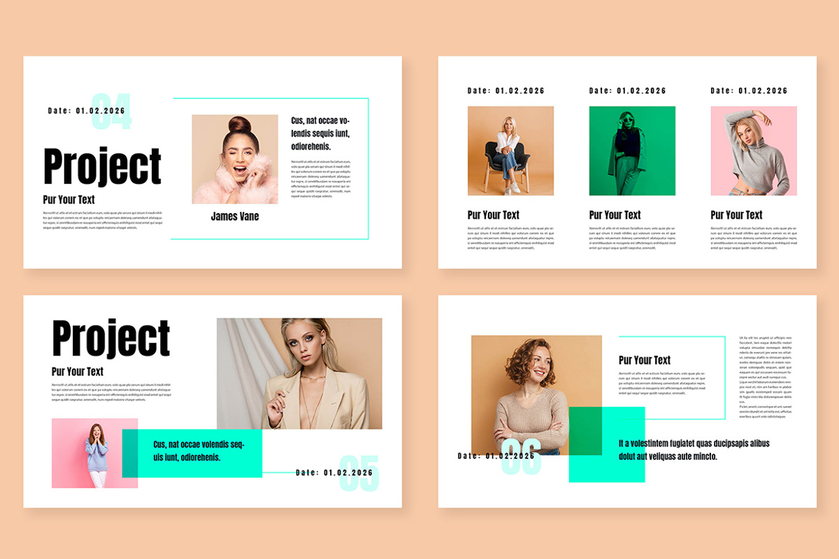 Fashion Portfolio Presentation, a Presentation Template by ContestDesign (Photo 3 of 5)