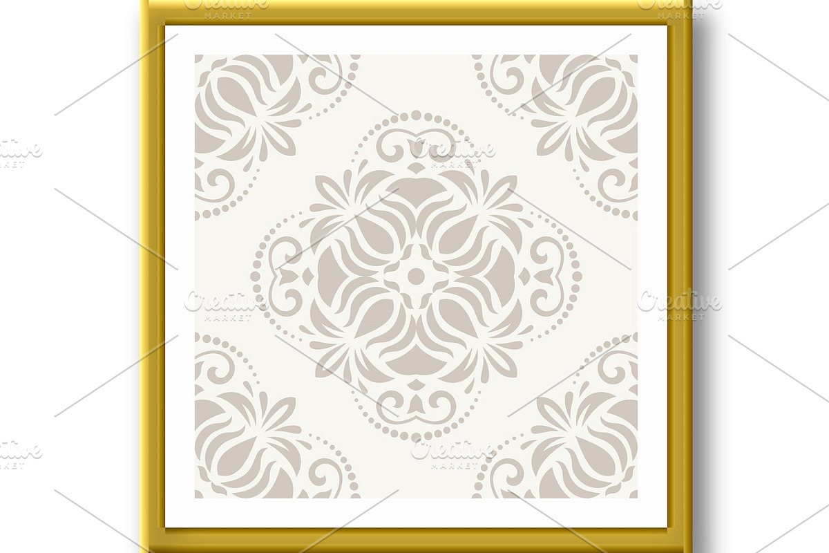 Orient Seamless Vector Pattern. Abstract Background, a Decorative Illustration by FineArtStudio (Photo 3 of 3)