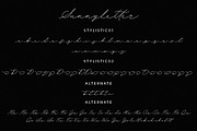 Sunnyletter Modern Script, a Script Font by MJtypefoundry (Thumbnail 10 of 10)