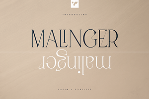 Colorful Botanica With Malinger Font