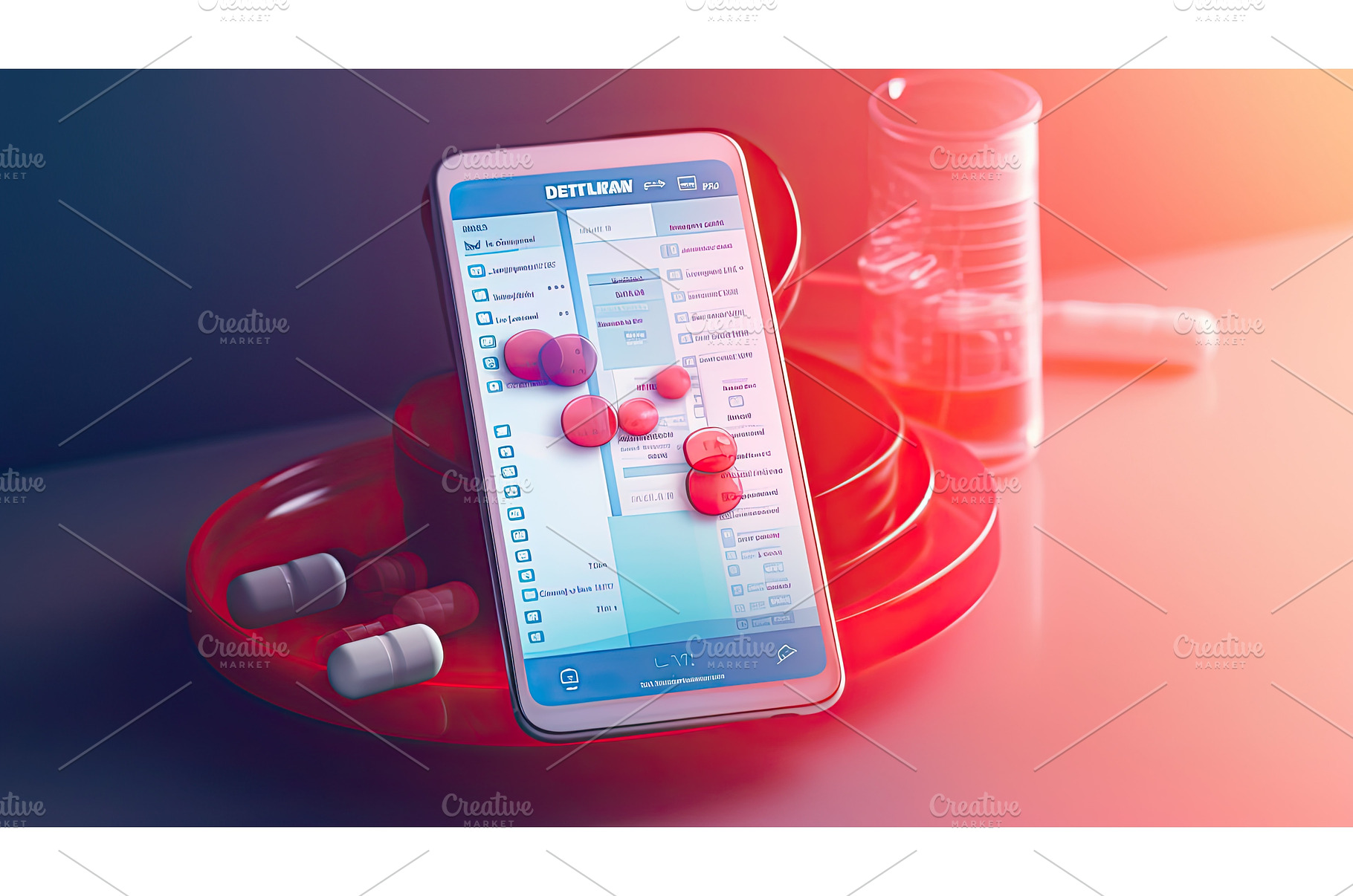 reminder technology medications flat, a Technology Photo by pikepicture