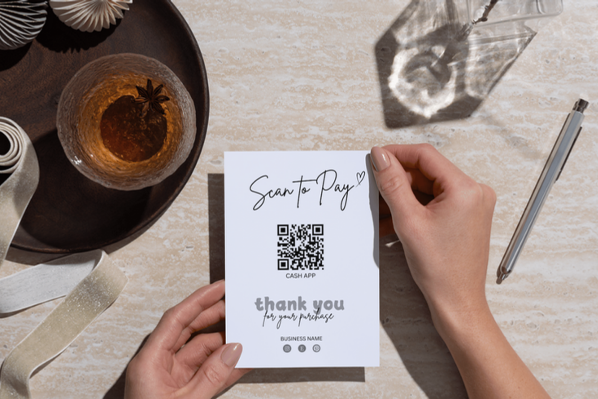 Ask For Review QR Code Sign Template, a Card Template by Climbwithelevator (Photo 7 of 9)