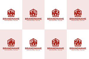 Letters TF FT TG GT TI IT TJ JT Home, a Branding & Logo Template by Pray Art Design Studio