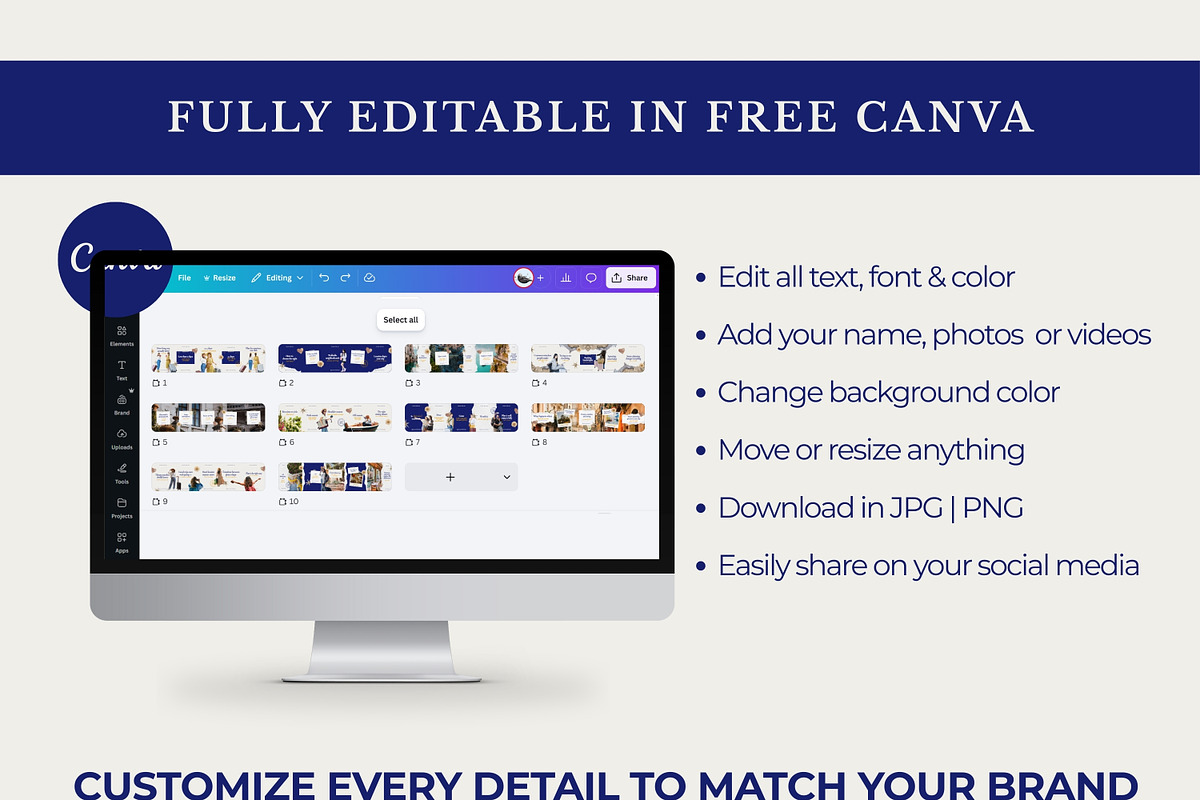 Scrapbook Travel Seamless Carousels, a Social Media Template by Anna Design Studio (Photo 9 of 11)