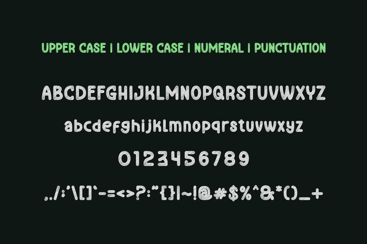 Chalk Shiky - Playful Font, a Handwritten Font by Viswal Studio (Photo 5 of 6)