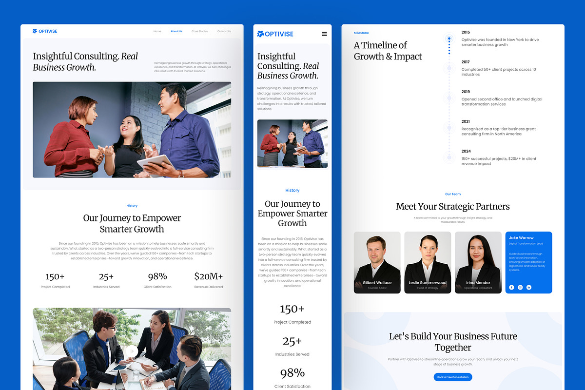 Business Consulting Website, an UI Kit Template by peterdraw (Photo 3 of 7)