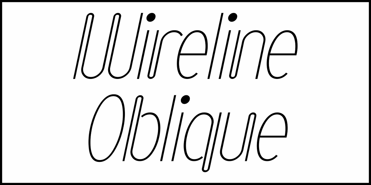 Wireline JNL, a Sans Serif Font by Jeff Levine Fonts (Photo 4 of 5)