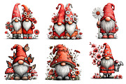Spring Gnome Whimsical Clipart, an Illustration by Dream Creation (Thumbnail 2 of 8)