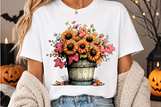 Harvest Bucket Watercolor Clipart, a Transportation Illustration by Digital Artistic99 (Thumbnail 5 of 10)