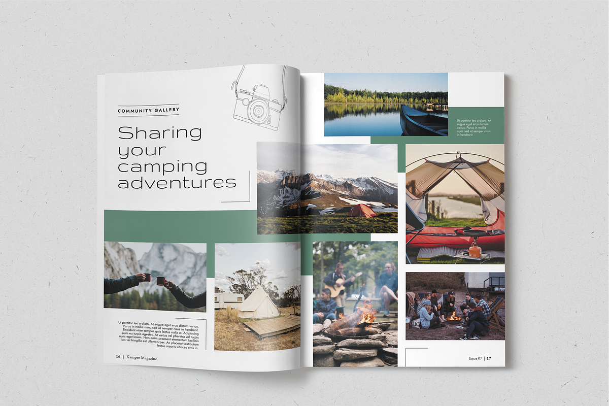 KAMPER - Travel Magazine, a Magazine Template by SonaGeciova (Photo 11 of 17)