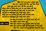 Butter Press - Grungy Cartoon Font, a Script Font by Gassstype (Thumbnail 6 of 9)