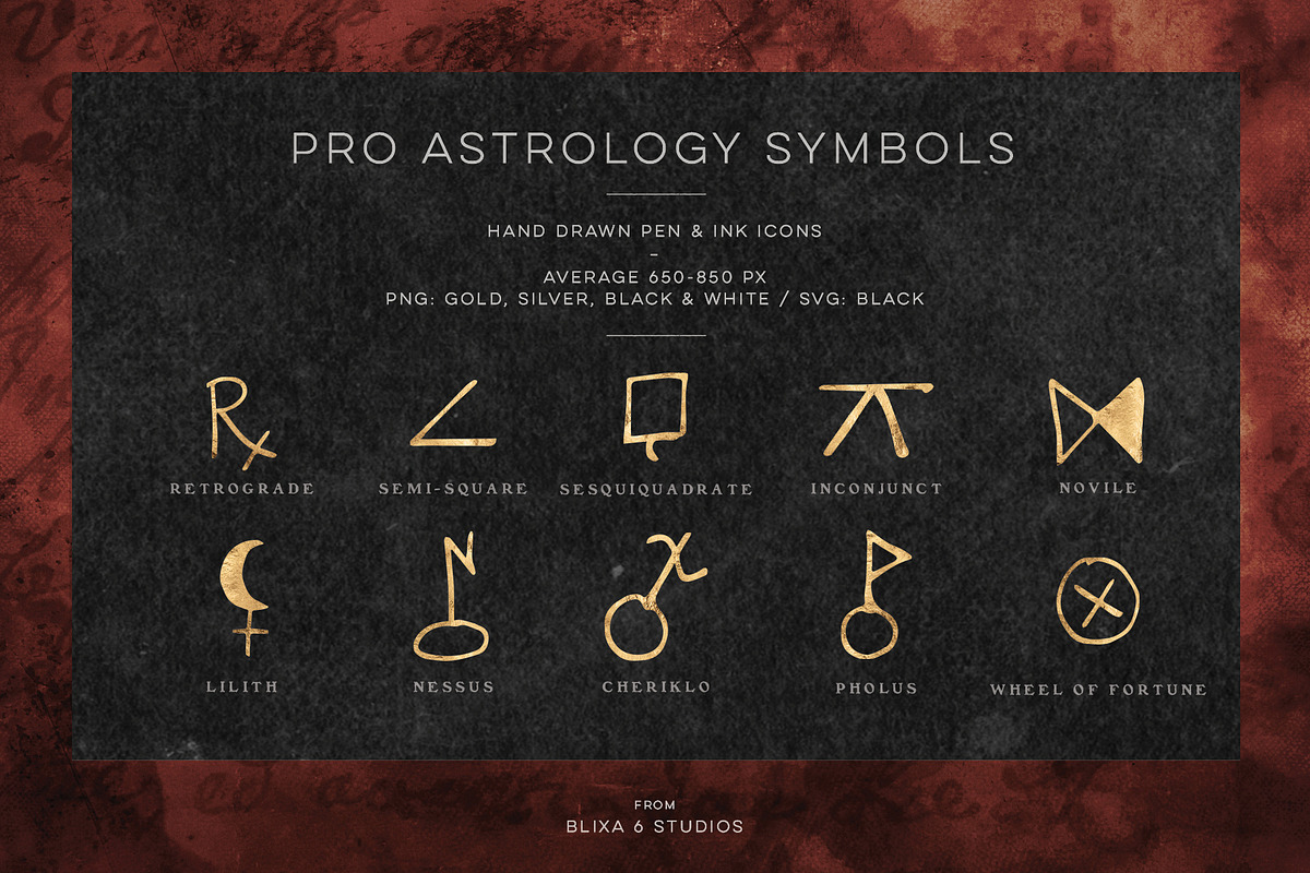 Star Atlas Astrology Vector Set, an Object Graphic by Blixa 6 Studios (Photo 7 of 22)
