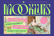 Mooklins Decorative Display Font, a Serif Font by timelesstype.co (Thumbnail 1 of 10)