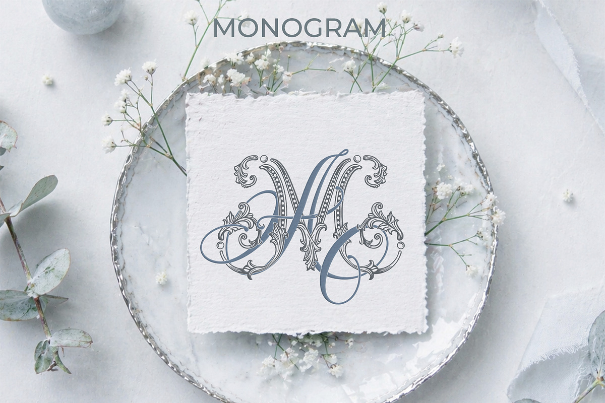 MA AM Wedding Monogram Logo, a Branding & Logo Template by LogoAV (Photo 4 of 8)