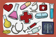 Medical Vector Clipart Pack, a Healthcare Illustration by Telllu & Friends (Thumbnail 2 of 5)