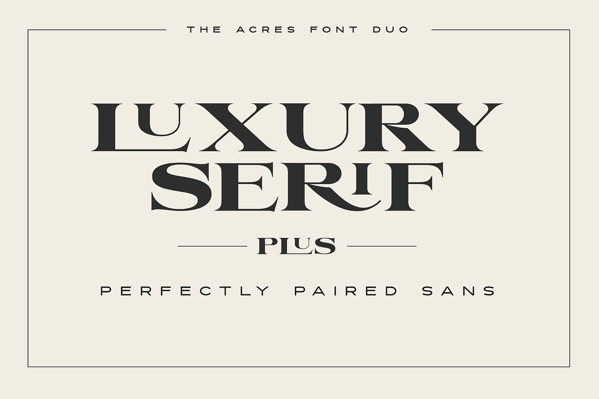 The Acres Font Free Download - Serif Fonts Preview 2026