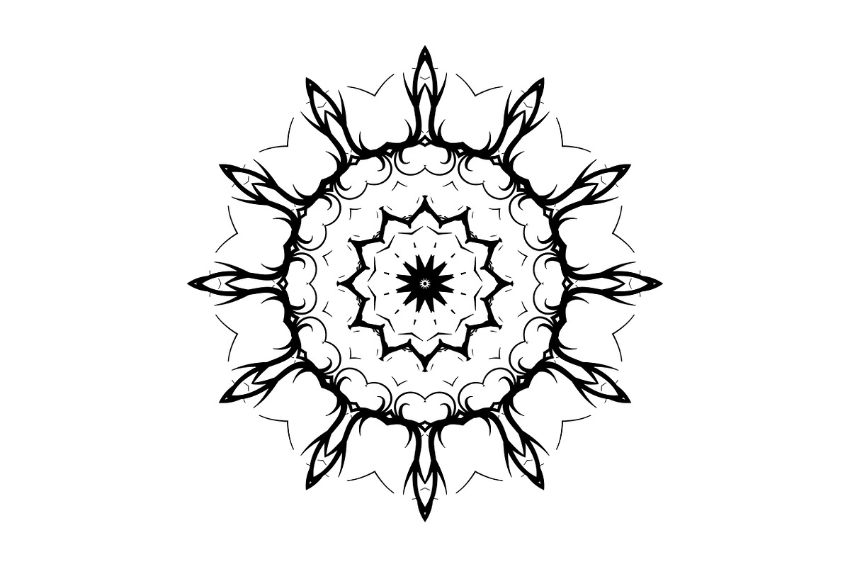 High Quality Mandala Clipart Bundle, a Decorative Illustration by NJ Himel (Photo 50 of 103)