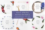 The Soft Spring Notes Bundle, a Print Template by Imperium Nordique (Thumbnail 1 of 5)