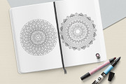 Ethnic Mandala Coloring Book, a Graphic by MISTstudioDesign (Thumbnail 8 of 8)