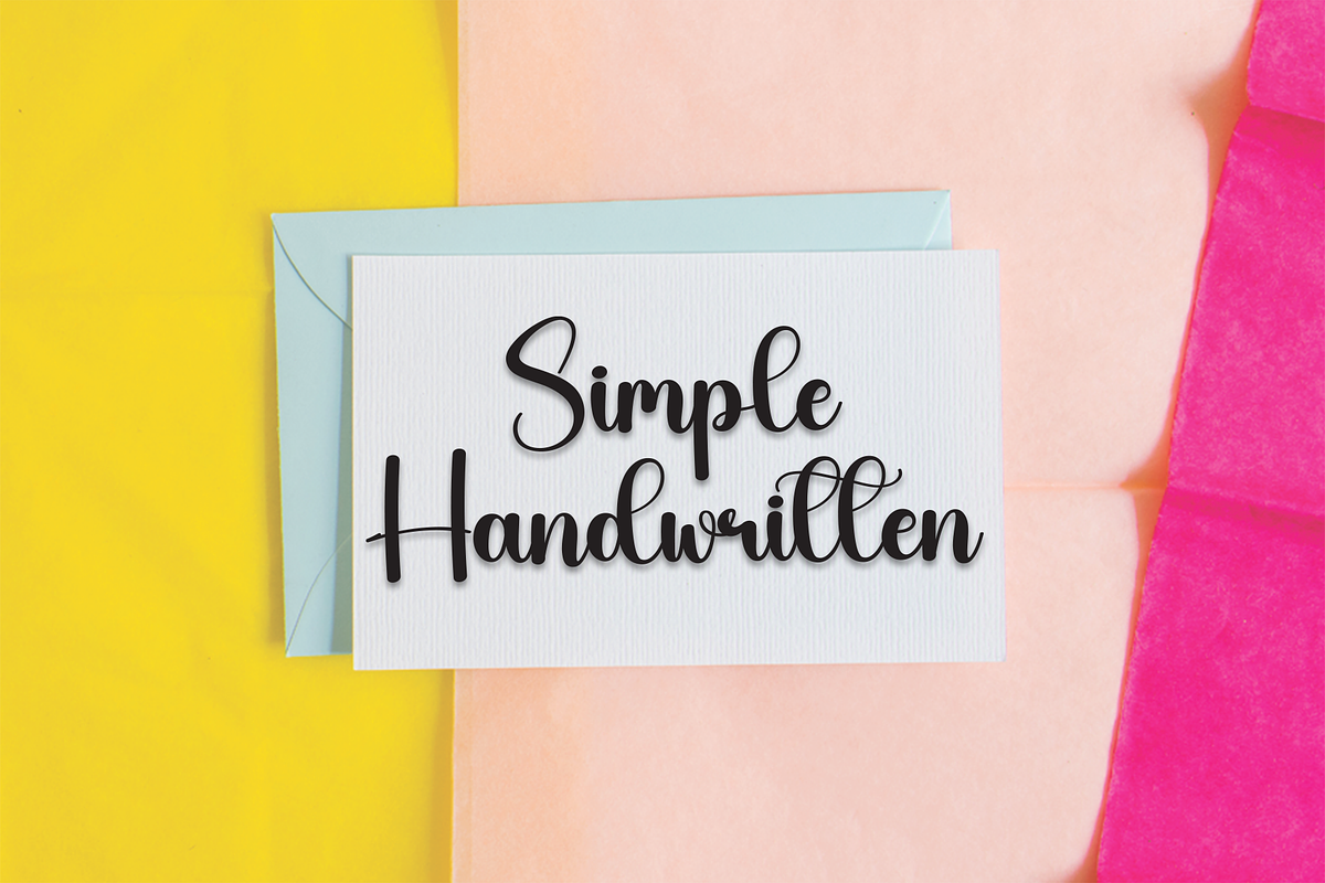 Skylight | Script Font, a Handwritten Font by Scratchones (Photo 3 of 9)