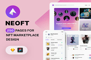 NeoFT - UI kit for NFT Marketplaces, an UI Kit Template by Creative Perspective