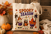 Cute Fall Ghost Halloween Png Bundle, a Seasonal Illustration by Daisy Design (Thumbnail 10 of 23)