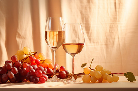 Grapevine Wine Pour. Captivating Refreshment, a Food & Drink Photo by Iconogenic