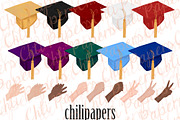 Graduation Clipart,Graduation gowns, an Education Illustration by chilipapers (Thumbnail 3 of 5)