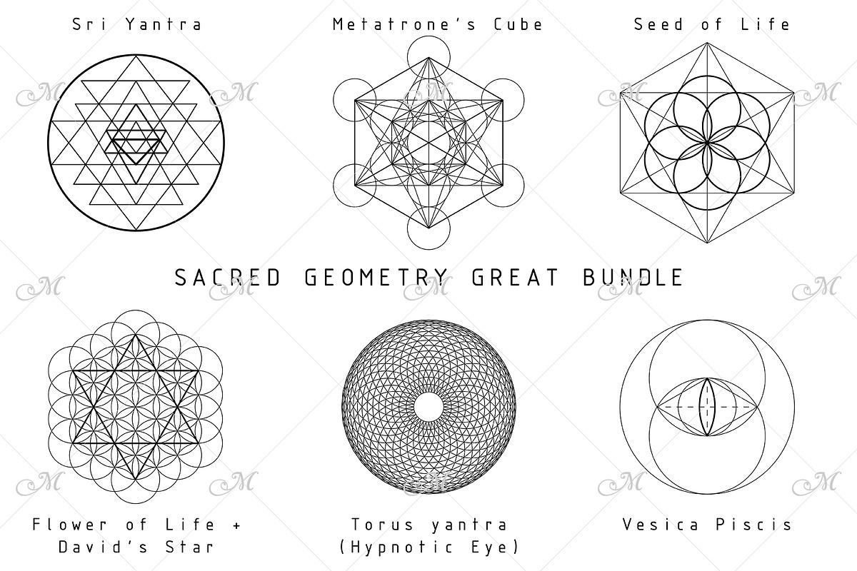 Sacred Geometry Great Bundle PNG/EPS, a Decorative Illustration by Maddy's Art & Mockups (Photo 2 of 2)