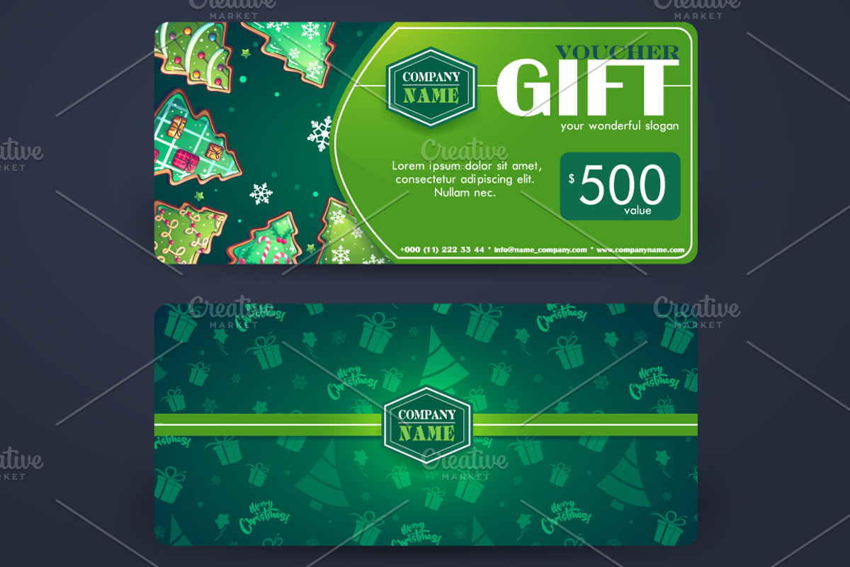 Merry Christmas and New Year 5, a Card Template by Nearbirds (Photo 5 of 6)