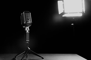 Microphone for shows containing micro, microphone, and mouthpiece