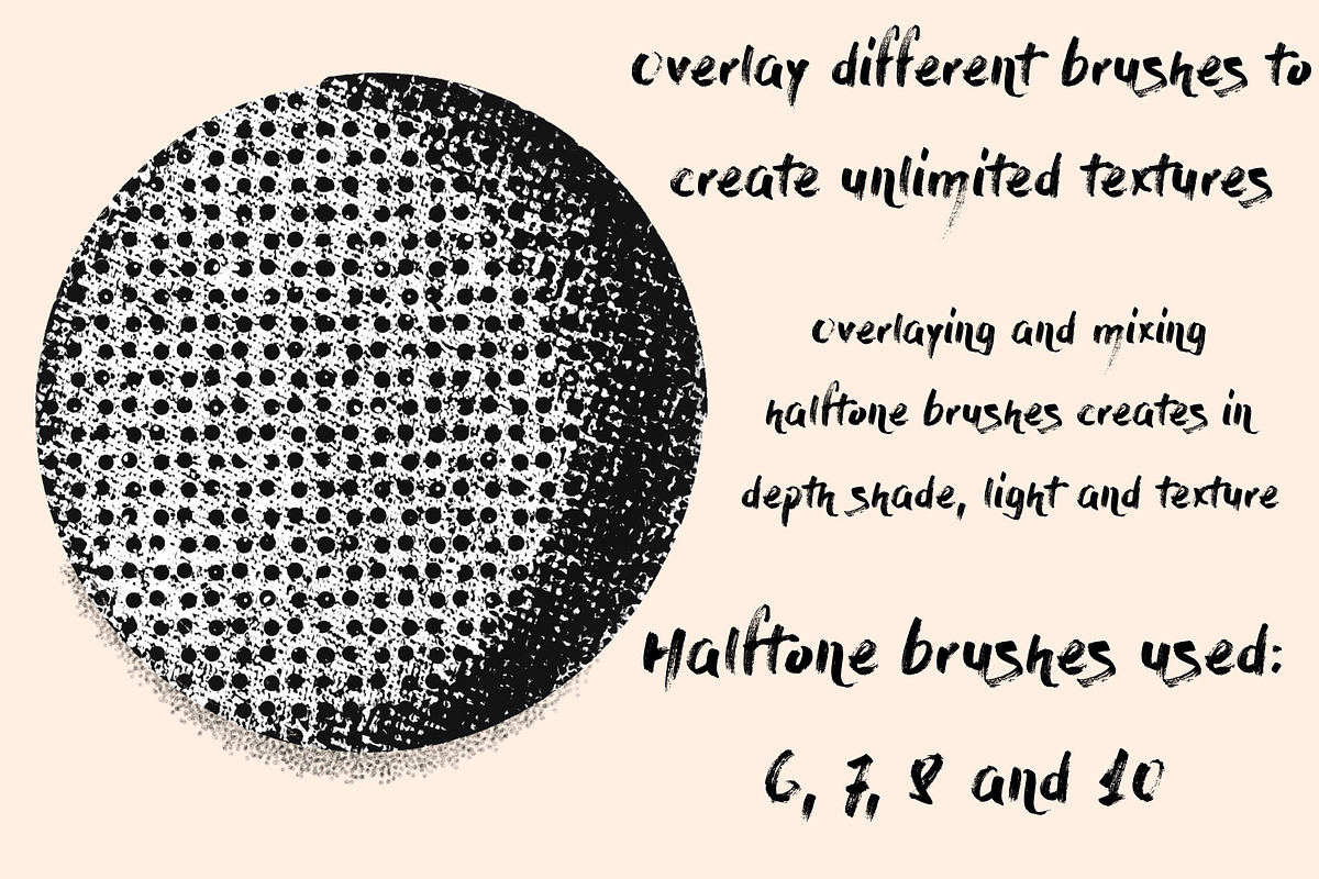 Halftone Brushes for Procreate, a Brush Add-On by KJP Designs (Photo 17 of 18)
