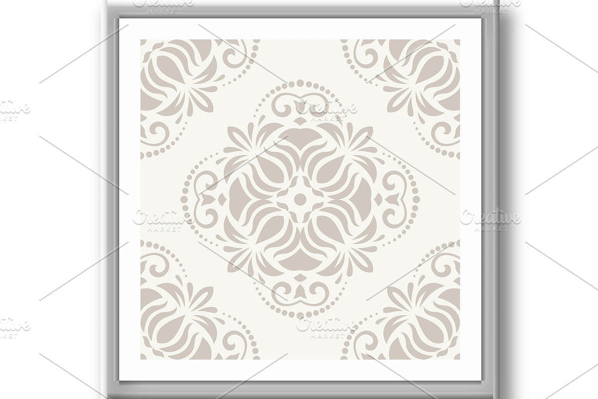 Orient Seamless Vector Pattern. Abstract Background, a Decorative Illustration by FineArtStudio (Photo 2 of 3)