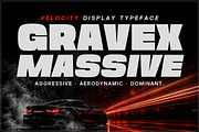 Gravex Massive Racing & Esports Font, a Sans Serif Font by Lettertype Studio (Thumbnail 2 of 14)
