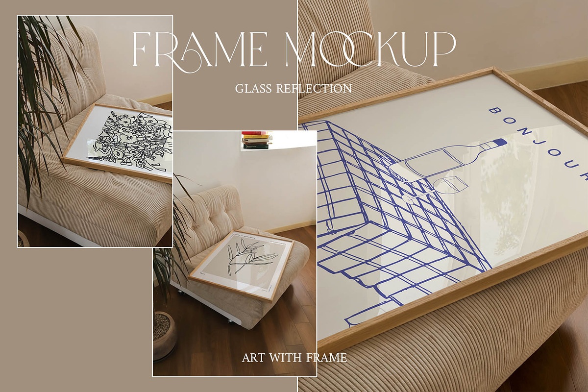 Frame Mockup - Glass Reflection, a Product Mockup by ArtwithFrame (Photo 1 of 6)
