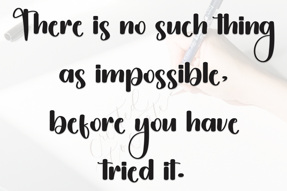 Rainbow, a Handwritten Font by InermediaSTUDIO (Photo 3 of 7)