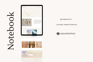 Notebook Squarespace 7.1 Template