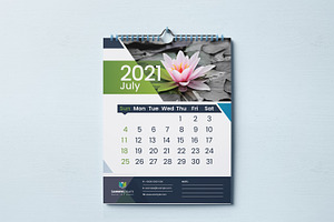 2021 Calendar- Wall Calendar