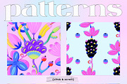 Artsy Flora - Contemporary Flowers, a Decorative Illustration by Leila Divine (Thumbnail 10 of 15)