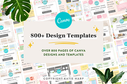 800+ Design Template Bundle