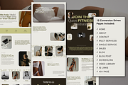 Website Template Squarespace, a Squarespace Template by Glo Design Studio (Thumbnail 2 of 9)