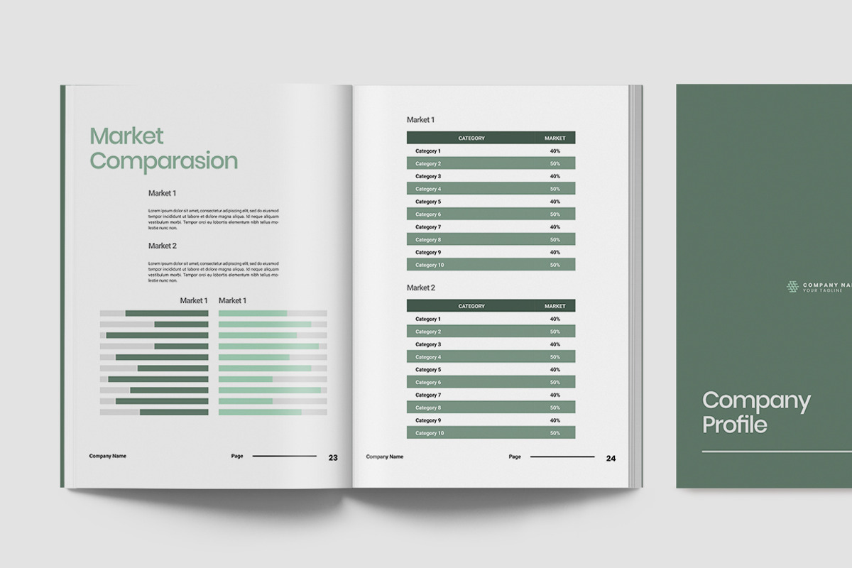 Company Profile Document Indesign