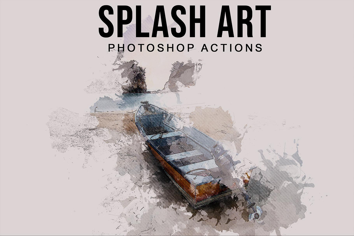 Splash Art Photoshop Actions, an Action Add-On by Jacpot007 (Photo 1 of 9)