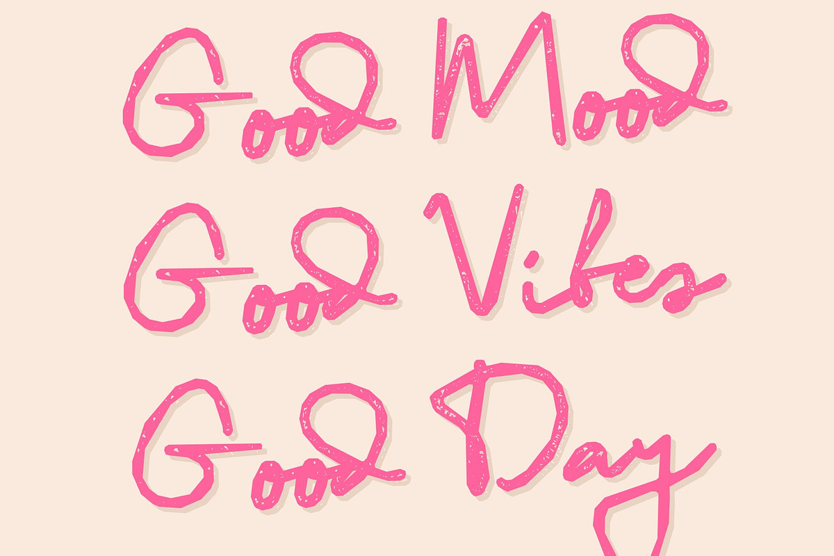 CS Ariana Stamp, a Script Font by Craft Supply Co. (Photo 4 of 8)