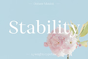 Stability, a Serif Font by OceaneM (Thumbnail 1 of 7)
