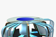 TV Studio News Desk 7, a Furniture 3D Model by akerStudio (Thumbnail 5 of 10)