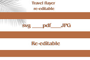 Editable Travel Flyer Template, a Marketing Template by Aban's World (Thumbnail 3 of 3)
