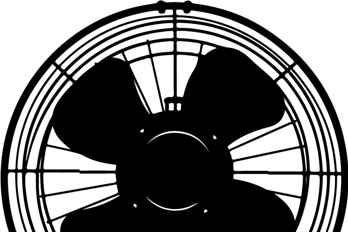 Retro Table Fan SVG Bundle, an Illustration by balal (Photo 5 of 12)